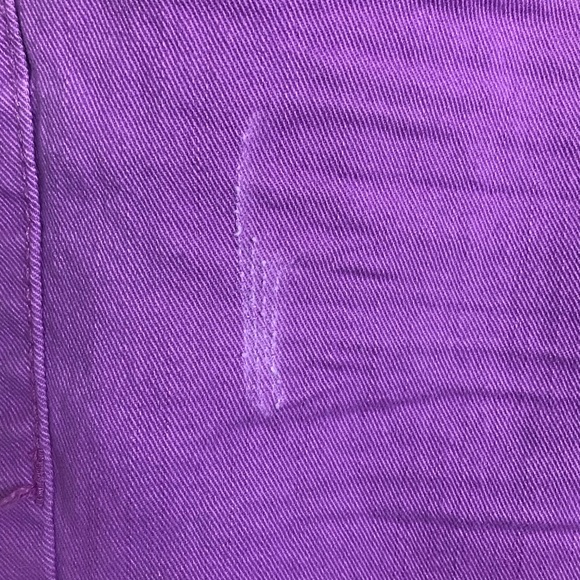 7 FOR ALL MANKIND Jeans Rosebud Purple Distressed - Picture 5 of 15